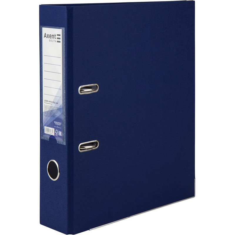 Папка-реєстратор A4 Axent Delta 75 мм синя D1714-02C, 24382, фото 1