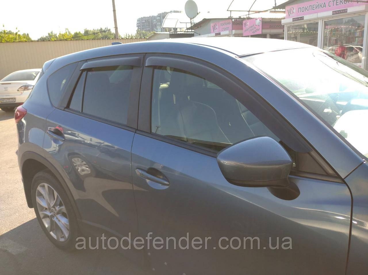 Дефлектори вікон (вітровики) Mazda CX-5 I 2011-2017, ANV - Cobra Tuning, M22011