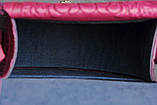 Жіноча сумка в карпатському стилі "Калина" з натуральної шкіри стильна на ремінці, фото 8
