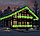 Гірлянда вулична LUMION бахрома 120LED 230 V 2x0,9m колір зелений/чорний IP44 EN, фото 2
