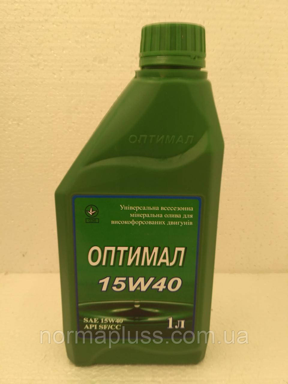 Масло моторне Оптимал 15W-40 1л