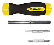 Викрутка Sigma + подовжувач + біти 4шт CrV