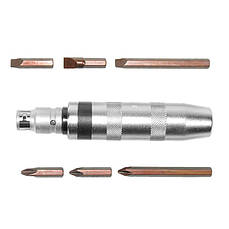 Викрутка Sigma мет. ударна + біти 6шт CrV ULTRA (кейс)