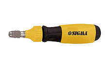 Викрутка Sigma з обмеженням зусилля + біти 3шт CrV