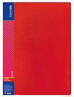 Папка з боковим притиском Economix Light, червона
