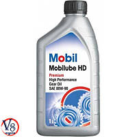 Трансмиссионное масло Mobil Mobilube HD 80W-90 минеральное МКПП GL-5 (153050) 1л