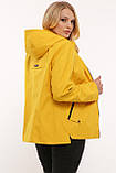 Модна жіноча вітровка з капюшоном. "Жовтий", фото 3