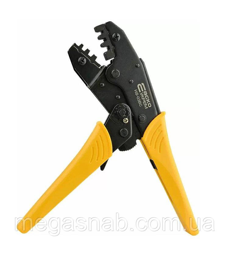 Кліщі (Опресовувач) HS-03BC для опресування наконечників і гільз 0,5-6,0 мм АСКО, фото 1