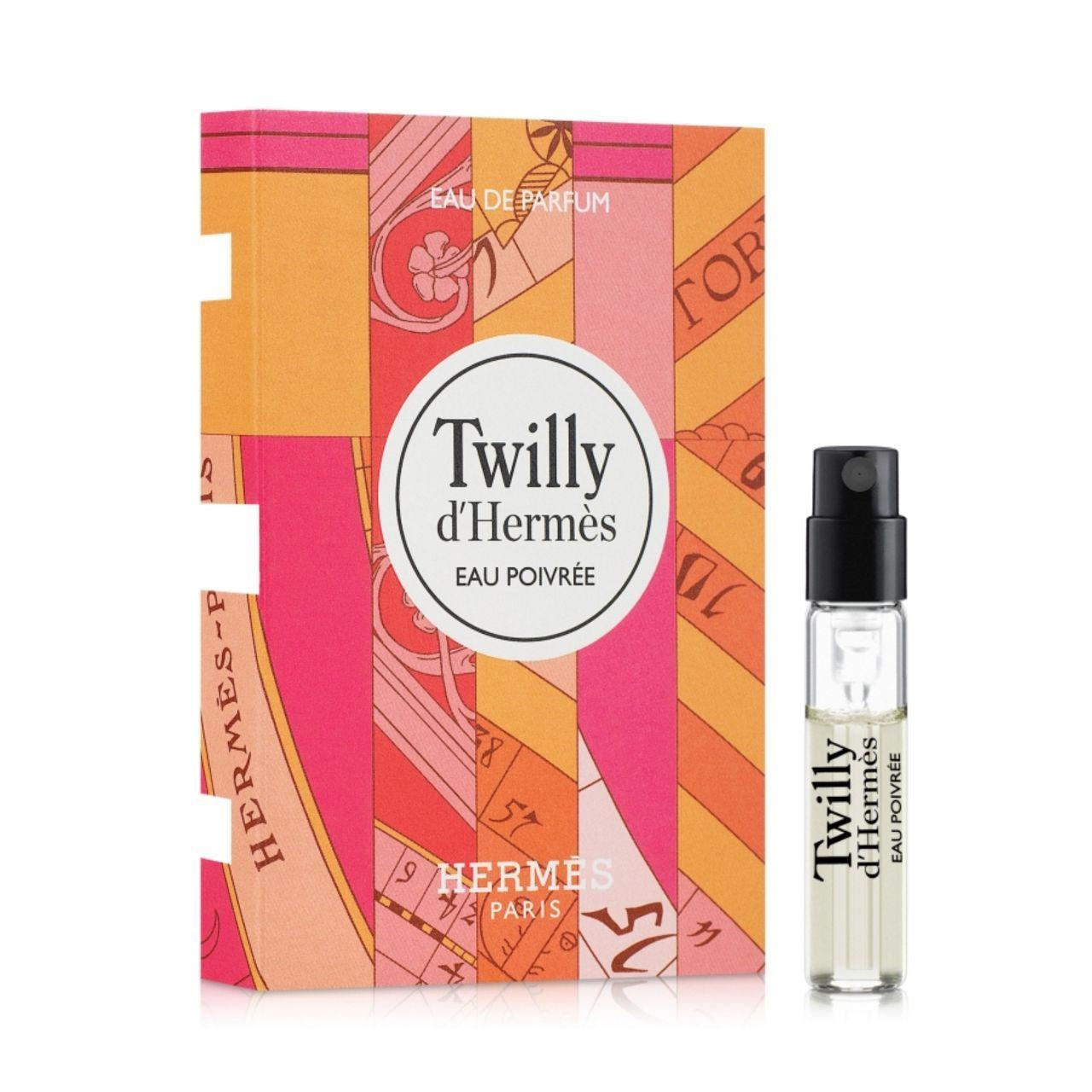 Жіночі оригінальні парфуми Hermes Twilly d'Hermes Eau Poivree 2мл пробник, квітковий шипровий аромат