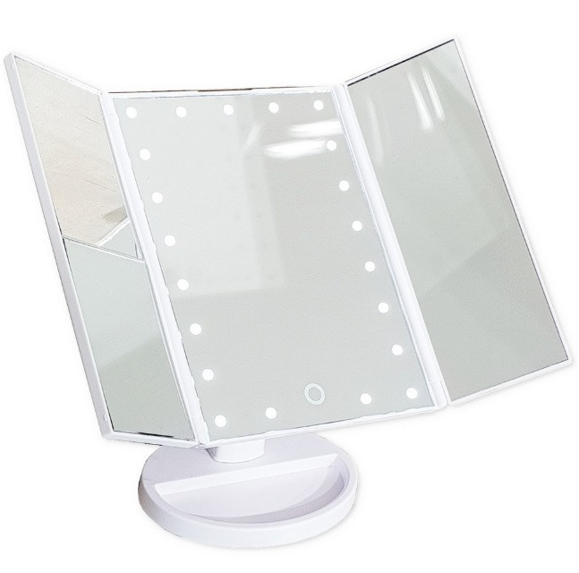 Дзеркало Superstar Magnifying Дзеркало для макіяжу з LED-підсвічуванням (Живі фото)