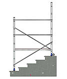 Будівельний поміст робоча висота 3.0 (м), алюмінієвий, фото 9