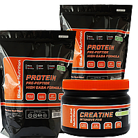 СуперКомплект для Набору Маса: 4 кг Оригінал Протеїну Німеччина 80% білка + Креатин!