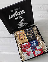 Подарочный Бокс кофе Лавацца 1 кг в подарочной упаковке