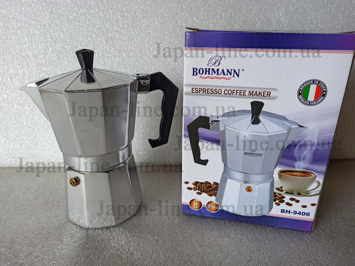 Гейзерна кавоварка Bohmann BH-9406 300 мл