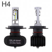 S1 H4 Hi-Low LED лампи головного света (9-32V/4000Lm/6500K) 2шт/уп