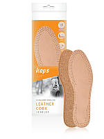 Кожаные стельки для обуви Kaps Капс Leather Cork