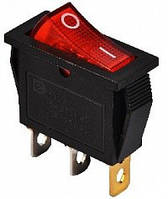 Переключатель красный с подсветкой KCD3-101N R/B АСКО