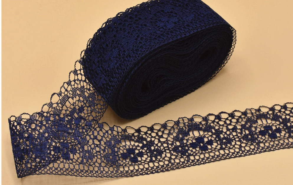 Мереживо ажурне сапфір ширина 3,5 см, фото 1