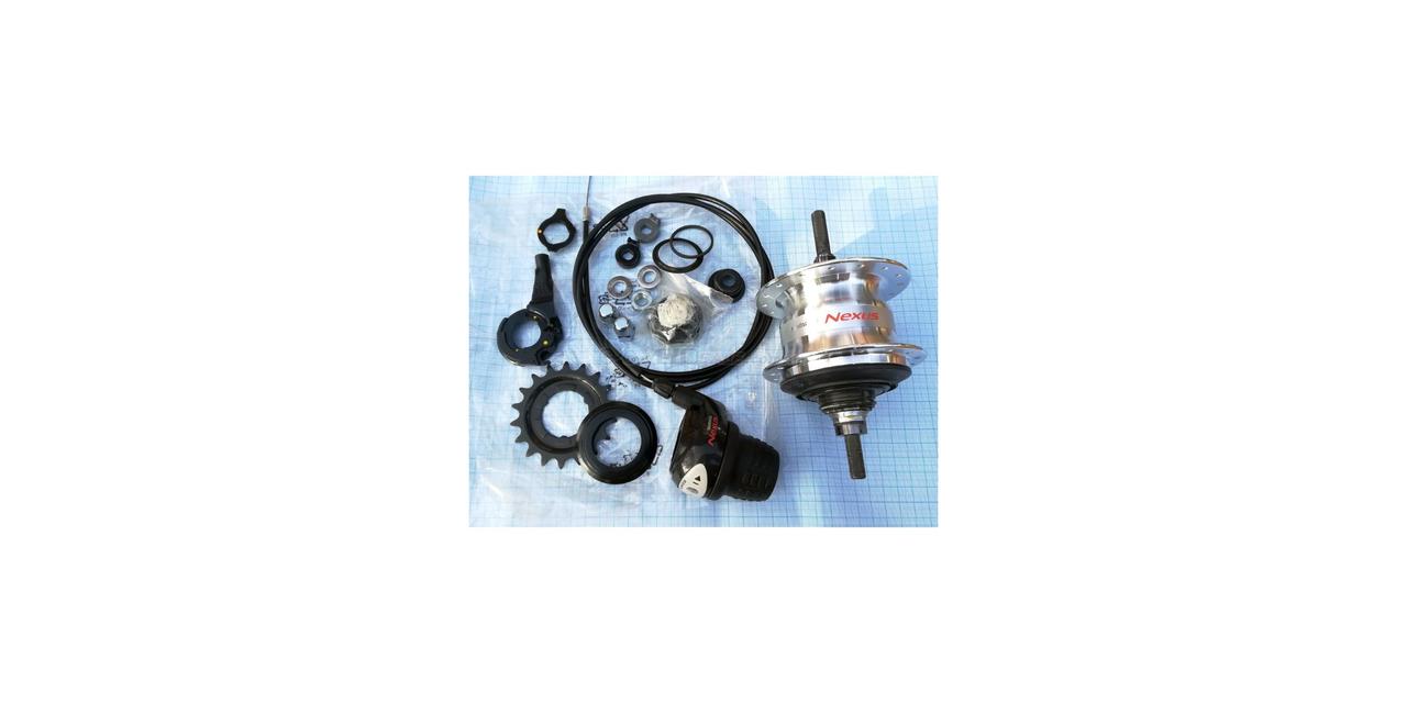 Втулка v-brake, задн. Shimano NEXUS-7 32 відв. зірка 18T, повний комплект