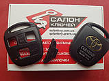Корпус для ключа Toyota 3 кнопки 2000-2008, фото 3