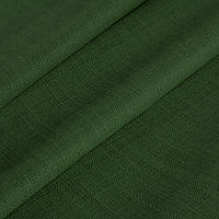 Фактурная рогожка для занавесок в гостинную зеленая Турция, 87827v19