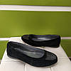 STTOPA Розміри 40-44. Балетки великих розмірів на широку стопу з натуральної шкіри. 160-4044 Чорні, фото 6