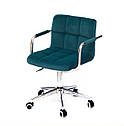 Крісло Arno-Arm Modern CH-Office зелений велюр В-1003, фото 4