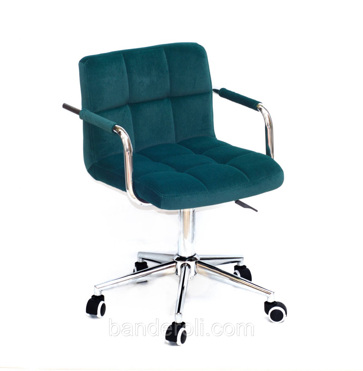 Крісло Arno-Arm Modern CH-Office зелений велюр В-1003, фото 1