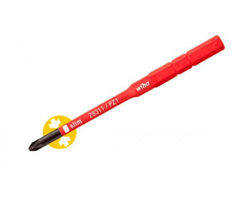 Біта PZ1x75мм (хрест) SoftFinish electric Wiha