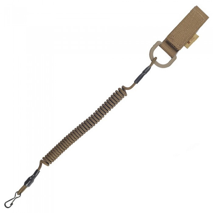 M-Tac шнур страхувальний Lite під карабін з D-кільцем койот