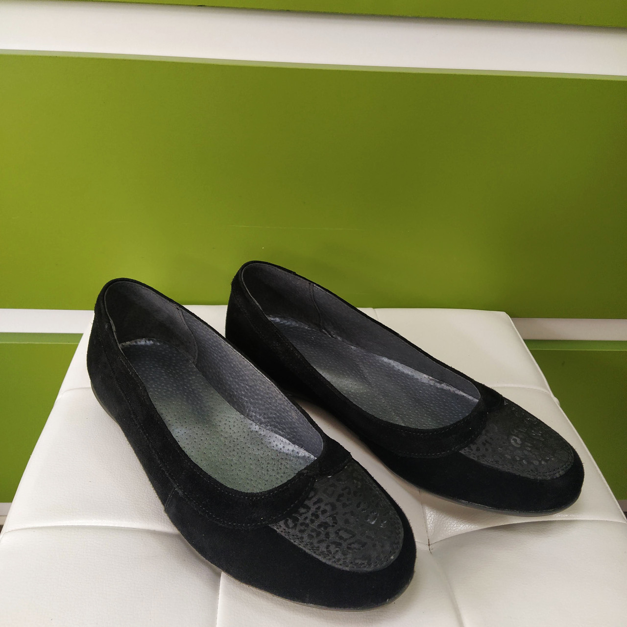 STTOPA Розміри 40-44. Балетки великих розмірів на широку стопу з натуральної шкіри. 160-4044 Чорні