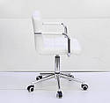 Крісло Arno-Arm Modern CH-Office ЕК білий, фото 3