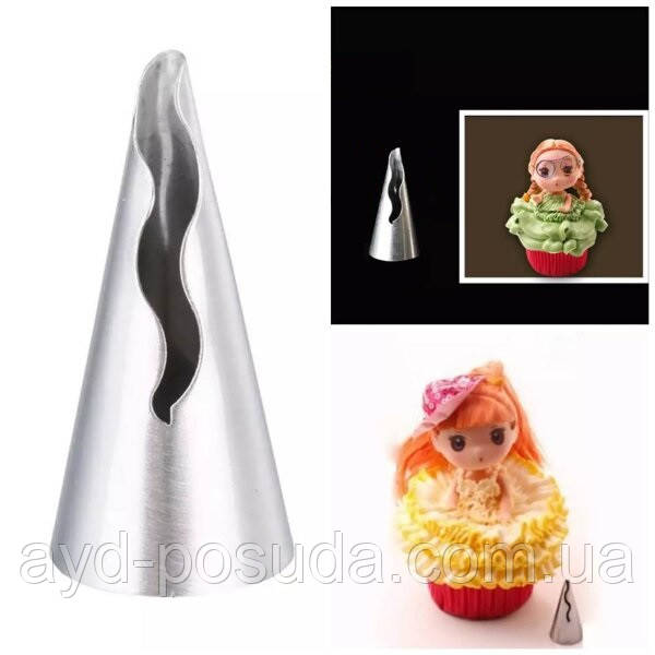 Насадка кондитерська металева арт. 020