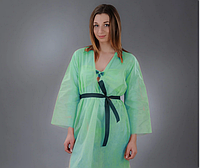 Кимоно с поясом из нетканого материала Doily, зеленый
