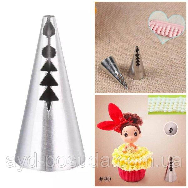 Насадка кондитерська металева арт. 090
