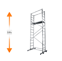 Вышка-тура строительная алюминиевая рабочая высота 5.0 (м)