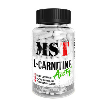 L-карнітин MST L-Carnitine 90 капс Acetyl, фото 2