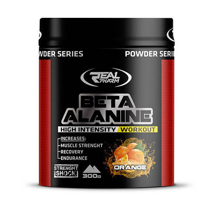 Бета-аланін Real Pharm Beta Alanine Powder 300 г, фото 1