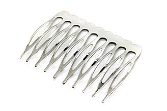 Основа для гребінця Антична 10 зубчиків 54х39 мм 8 шт. Срібло