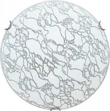 24190V НББ "Модерн" 2х60 Вт, Е27 d=300 срібло