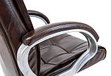 Офісне крісло Richman Арізона Хром кожзам коричневий, фото 4