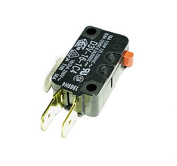 Мікроперемикач 28х16мм D3V-16-1C4, б/ричага, Omron