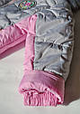Дитячий зимовий комбінезон на дівчинку 2-5 років зимові костюми дитячі, фото 6