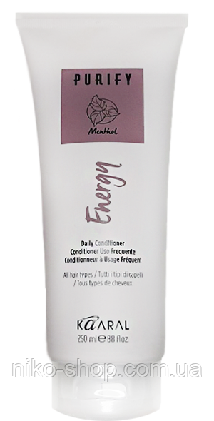 Kaaral PURIFY ENERGY (N1211) Крем-кондиціонер з екстрактом свіжої м'яти і ментолу 250 мл, фото 1