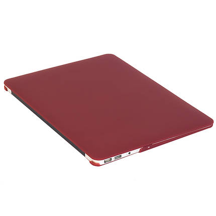 Чохол HardShell Case for MacBook Air 13.3 Matte Wine Red, фото 3