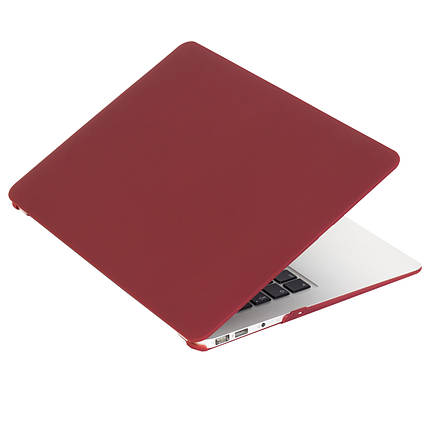 Чохол HardShell Case for MacBook Air 13.3 Matte Wine Red, фото 1