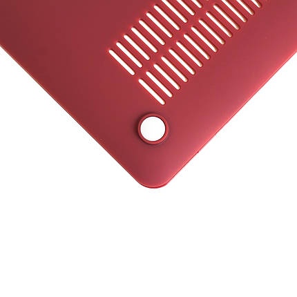 Чохол HardShell Case for MacBook Air 13.3 Matte Wine Red, фото 4