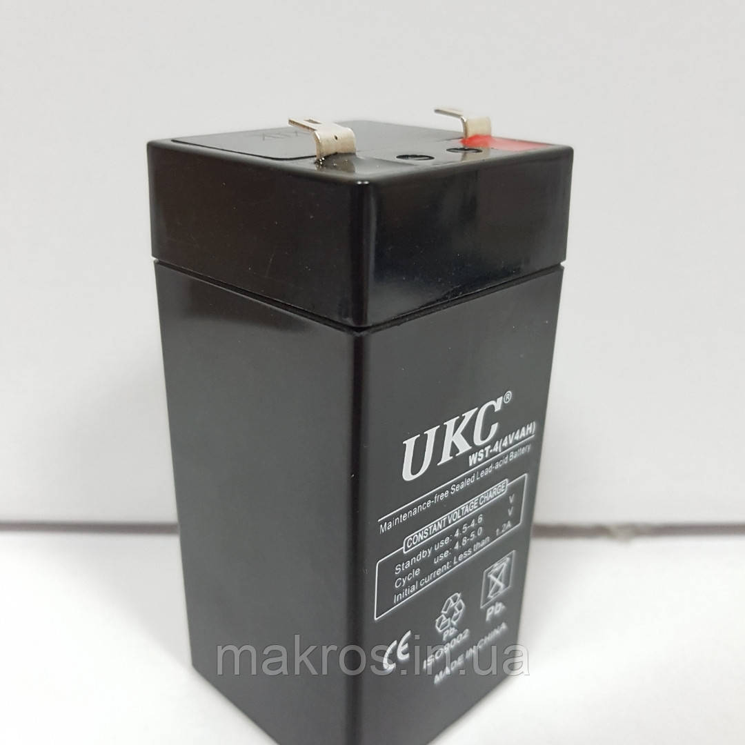 Аккумулятор для Весов UKC 4V 4Ah — Купить Недорого на Bigl.ua (1234627432)