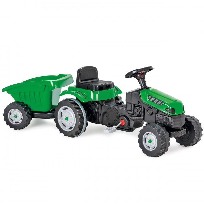 Педальний трактор Farmer GoTrac MAXI з причепом Pilsan 12150