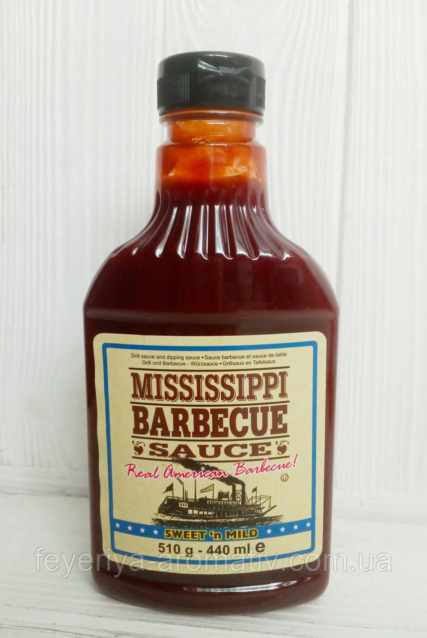Соус солодкий BBQ Mississippi sweet&mild 440 мл (США)